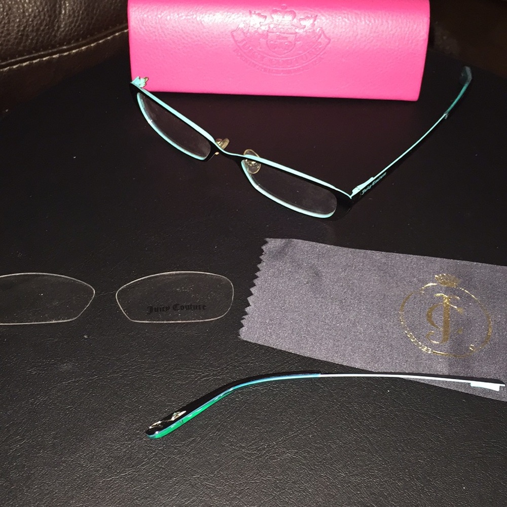 Juicy couture Rx glasses and case